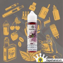 Tinh Dầu Freebase SteamWorks Vang Nho Lạnh 60ml (3mg) Chính Hãng