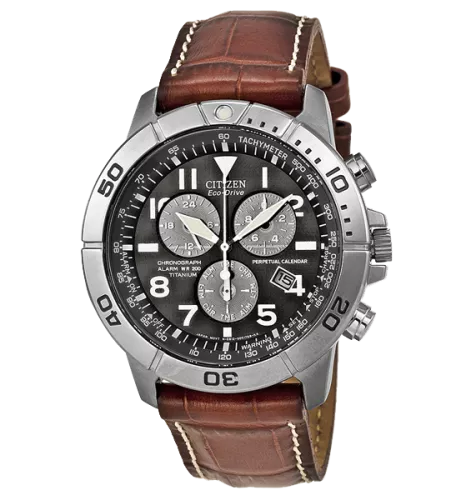 Eco-Drive Perpetual Calendar Chronograph Men's Watch