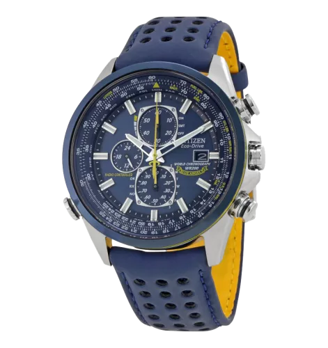 Eco Drive Blue Angels World Chronograph Men's Watch