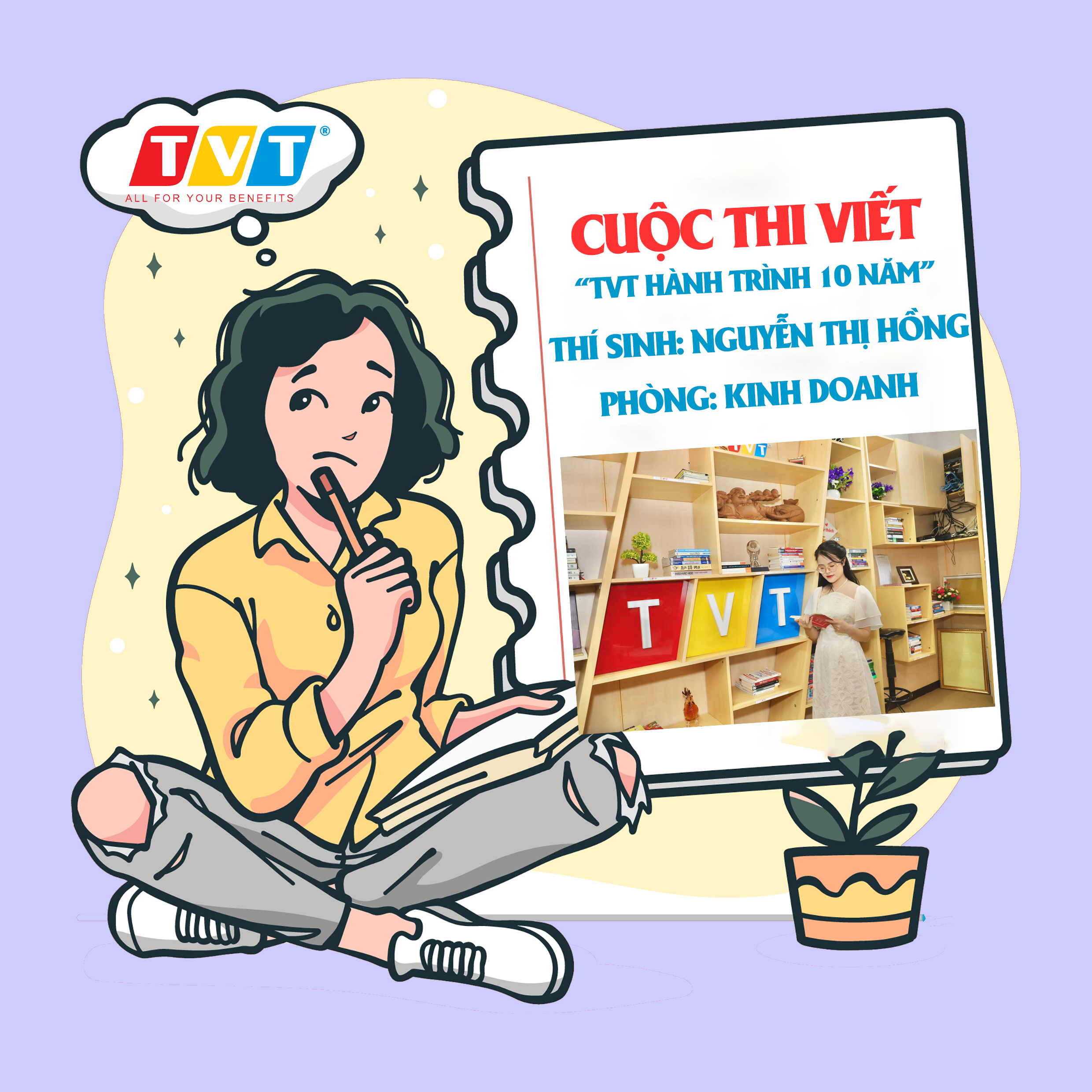 BÀI VIẾT KỶ NIỆM 10 NĂM THÀNH LẬP CÔNG TY CỔ PHẦN TIẾN VIỆT THÁI - THÍ SINH NGUYỄN THỊ HỒNG