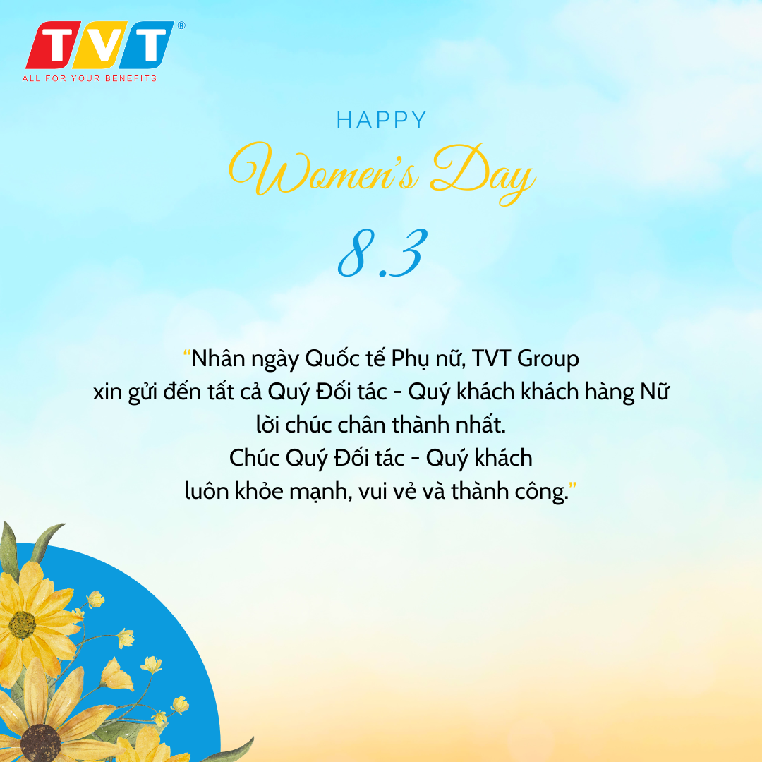 Chúc mừng Ngày Quốc tế Phụ nữ 8/3!