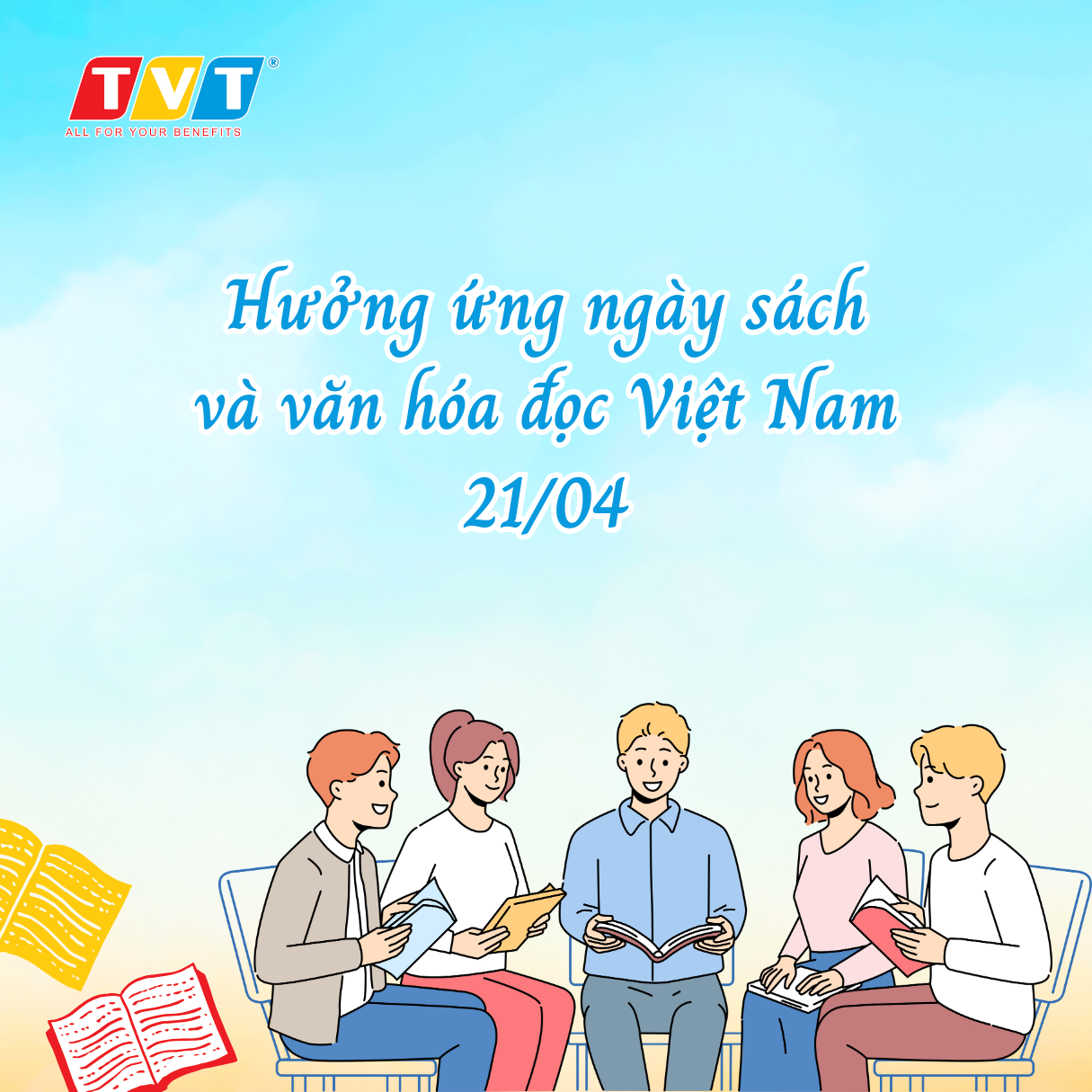 Hưởng ứng ngày sách và văn hóa đọc Việt Nam 21/04