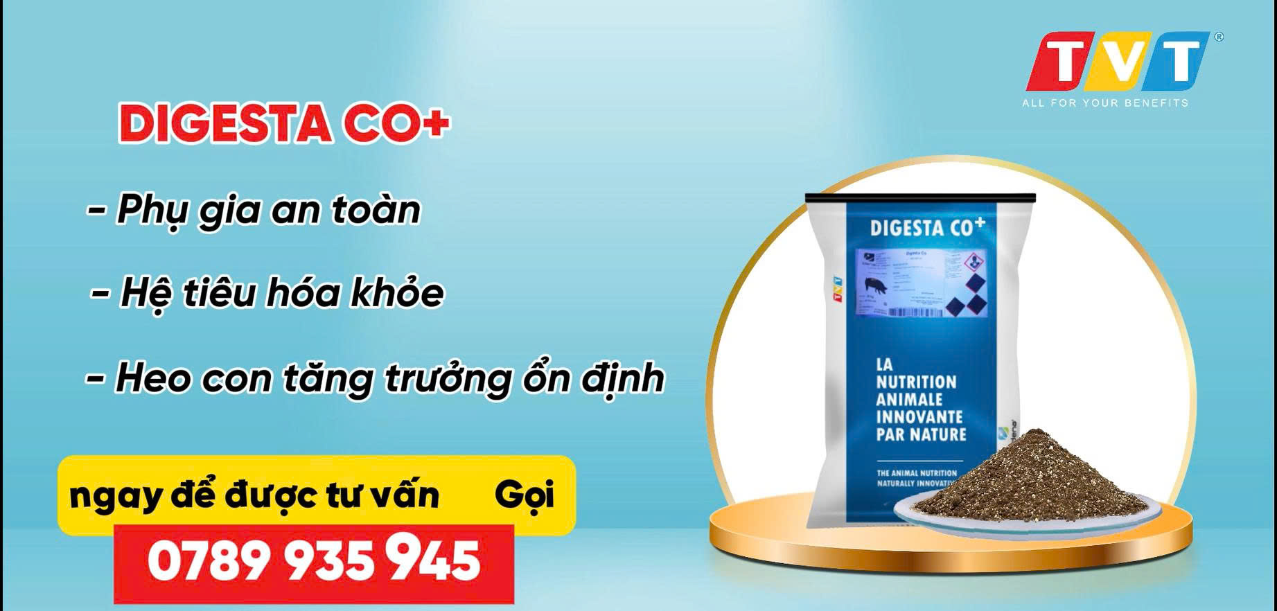 DIGESTA CO+ – PHỤ GIA AN TOÀN – HỆ TIÊU HÓA KHỎE – HEO CON TĂNG TRƯỞNG ỔN ĐỊNH