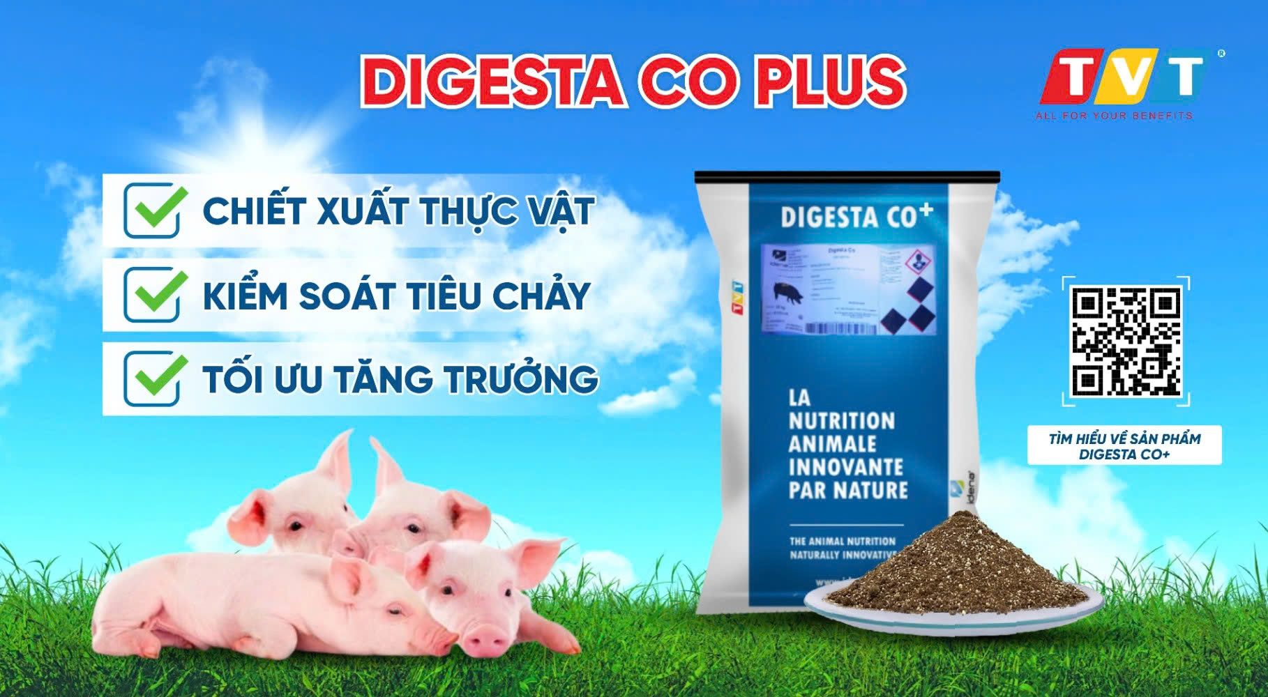 DIGESTA CO+ – BẢO VỆ NIÊM MẠC RUỘT, KIỂM SOÁT TIÊU CHẢY
