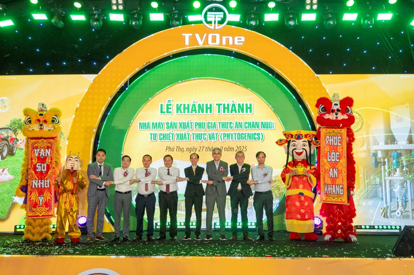 TVT GROUP CHÚC MỪNG TVONE VIỆT NAM KHÁNH THÀNH NHÀ MÁY PHỤ GIA TỪ CHIẾT XUẤT THỰC VẬT (PHYTOGENICS) THÀNH CÔNG