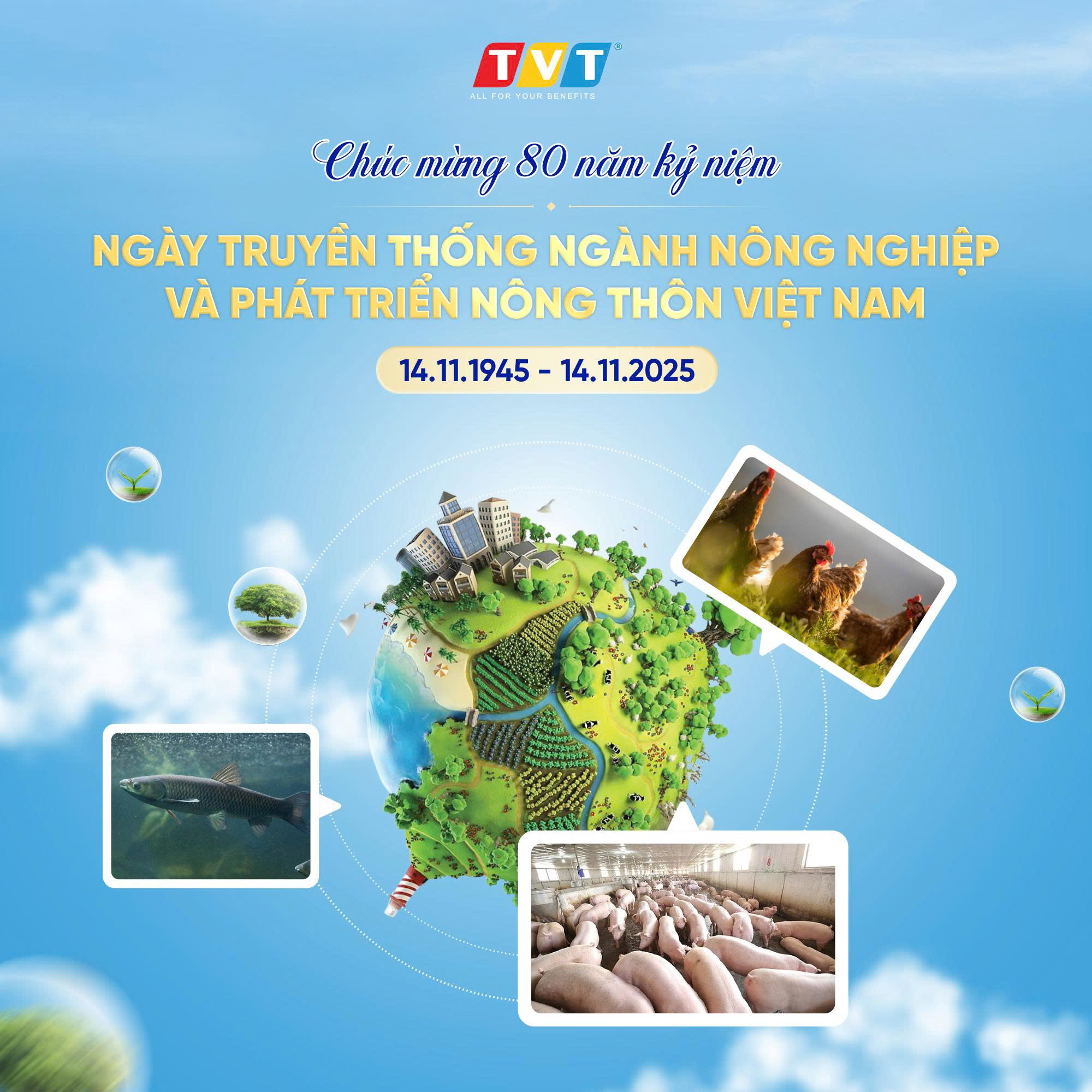 TVT GROUP CHÚC MỪNG KỶ NIỆM 80 NĂM NGÀNH NÔNG NGHIỆP & PHÁT TRIỂN NÔNG THÔN VIỆT NAM (1945–2025)