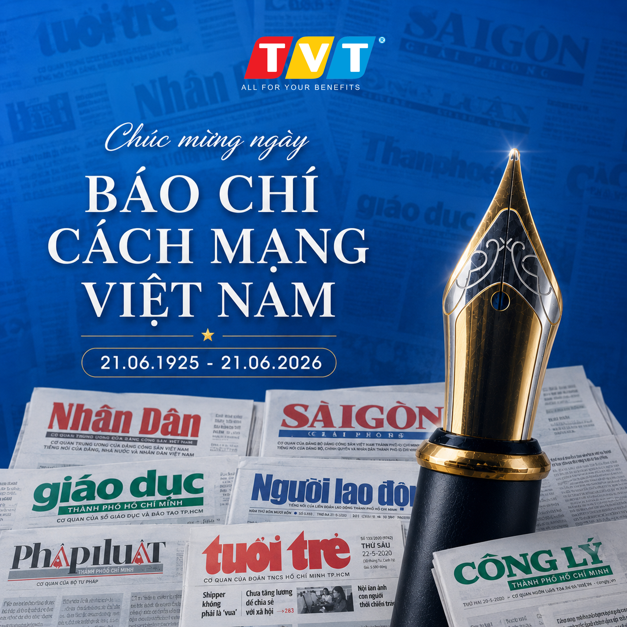 Chào mừng Ngày Báo chí Cách mạng Việt Nam 21/6/2026