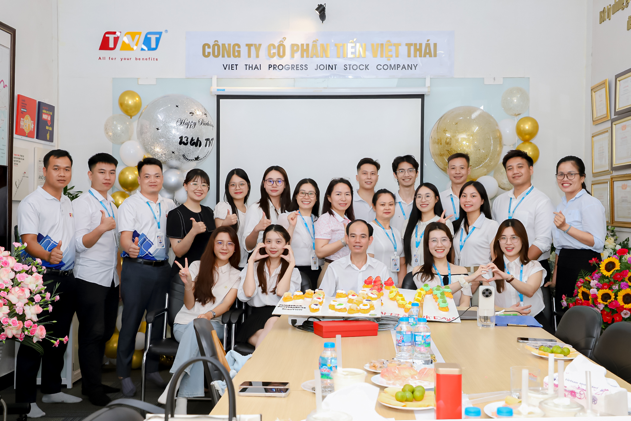 KỶ NIỆM 13 NĂM THÀNH LẬP CÔNG TY CỔ PHẦN TIẾN VIỆT THÁI PIONEERING PHYTOGENICS SOLUTIONS