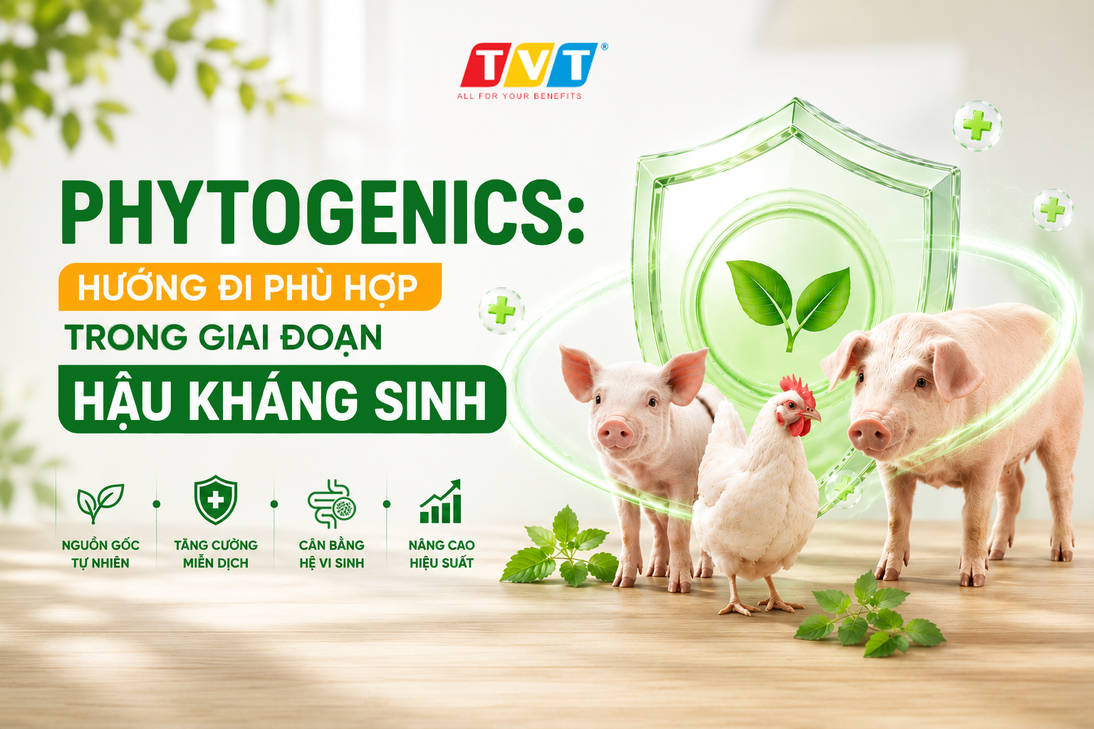PHYTOGENICS – HƯỚNG ĐI PHÙ HỢP CHO NGÀNH CHĂN NUÔI TRONG GIAI ĐOẠN HẬU KHÁNG SINH