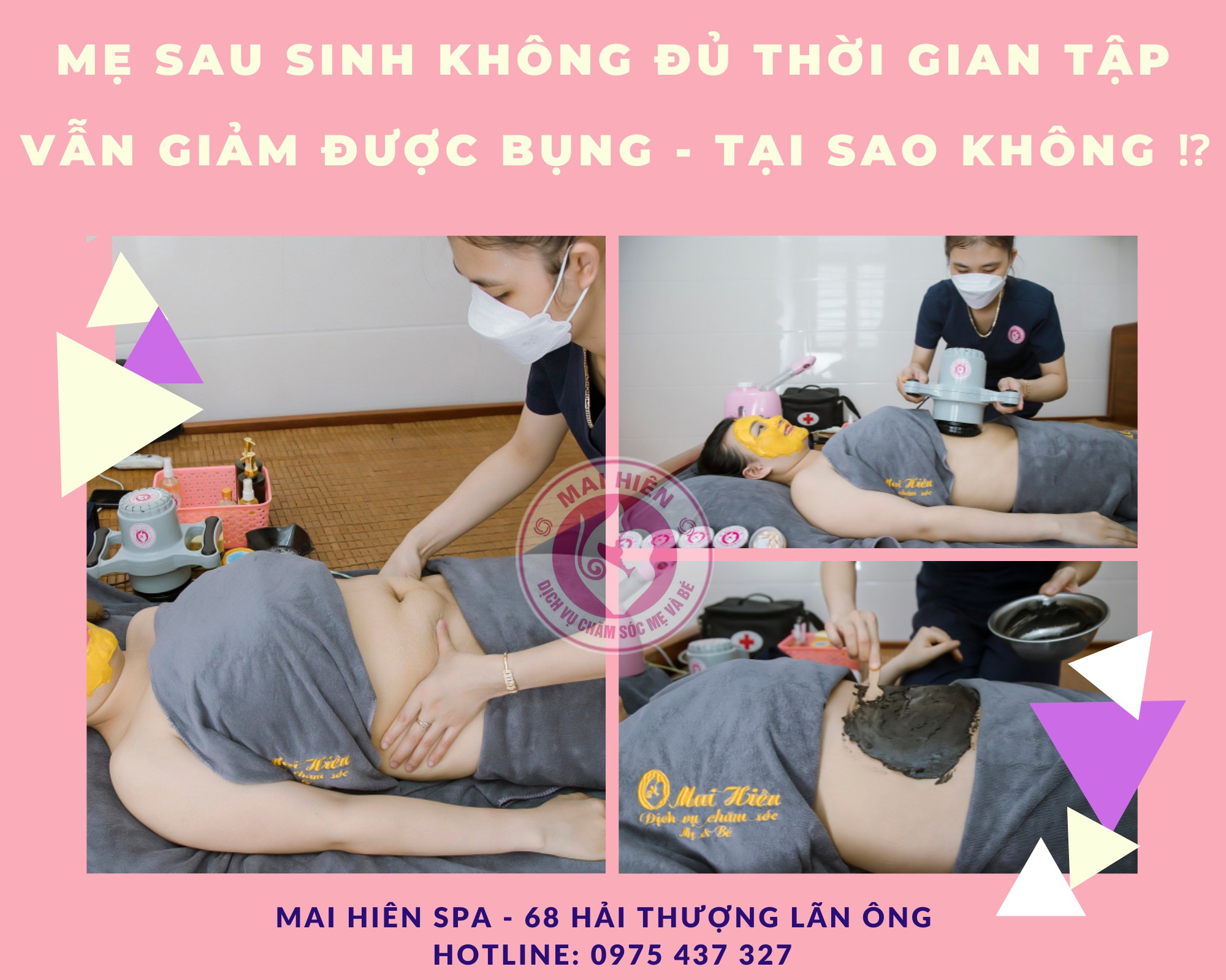 Massage bung sau sinh tai Vinh