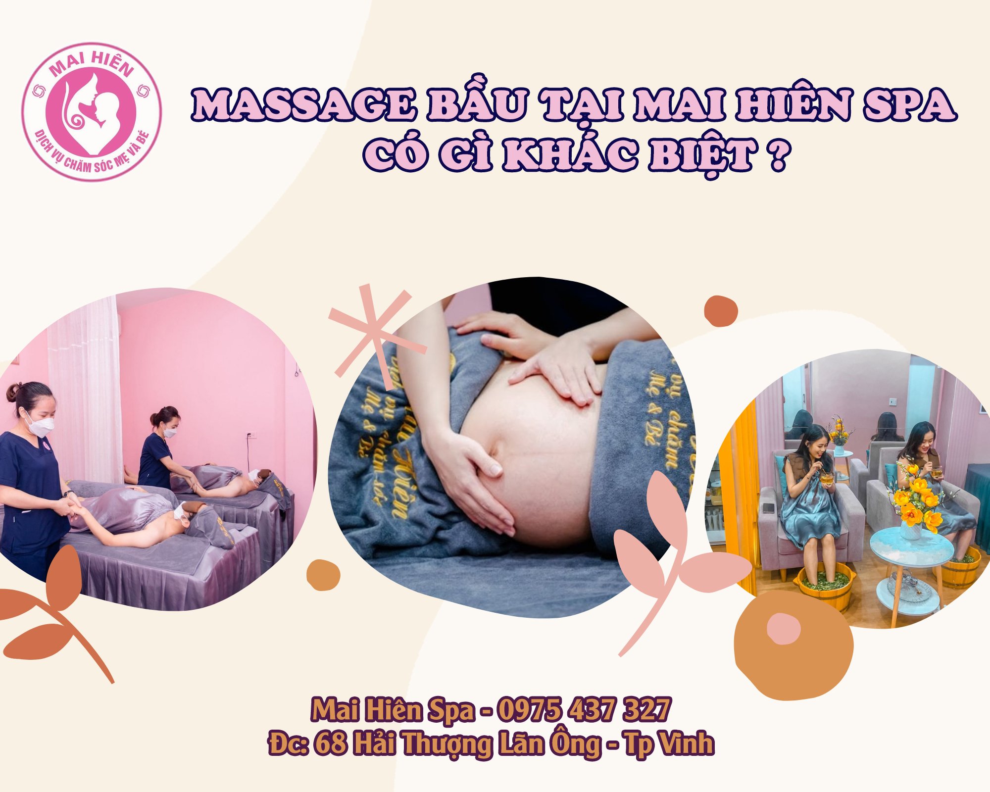 Massage bầu chất lượng tại Vinh
