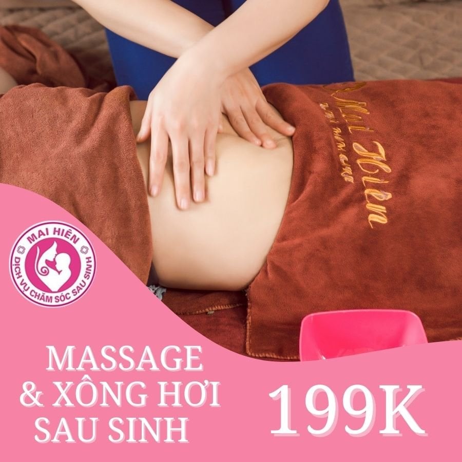 Massage bụng sau sinh tại Vinh