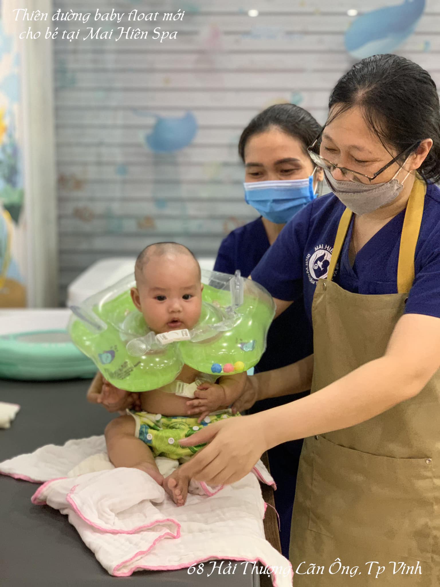 bơi thủy liệu cho bé tại Vinh