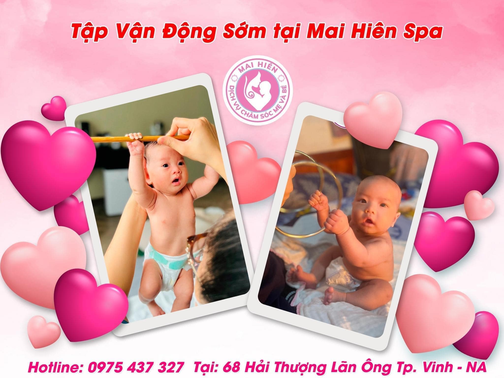 Tập vận động cho bé tại Vinh