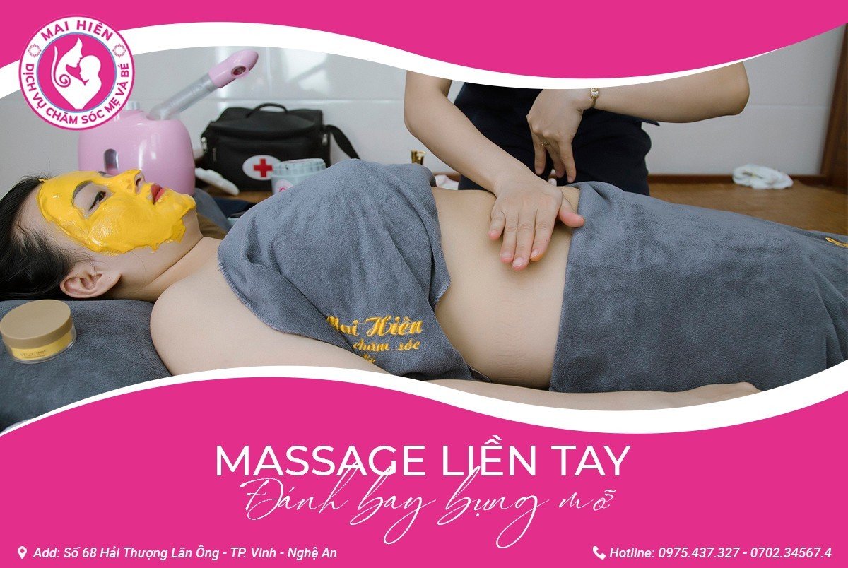 Địa chỉ massage bụng sau sinh tại Vinh