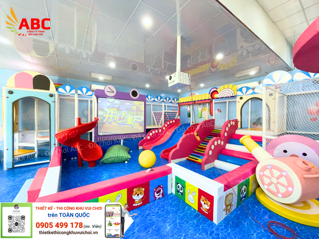 Khu vui chơi được trang trí vô cùng tỉ mỉ và tinh tế