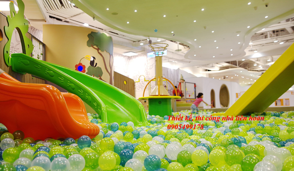 Khu Vui Chơi được thiết kế an toàn, thú vị