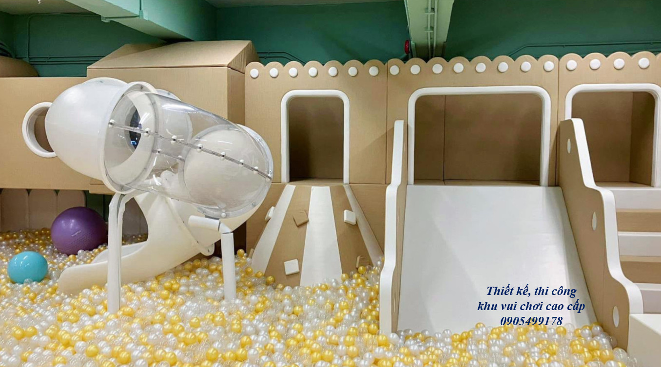 Thiết kế khu vui chơi trường mầm non trong nhà