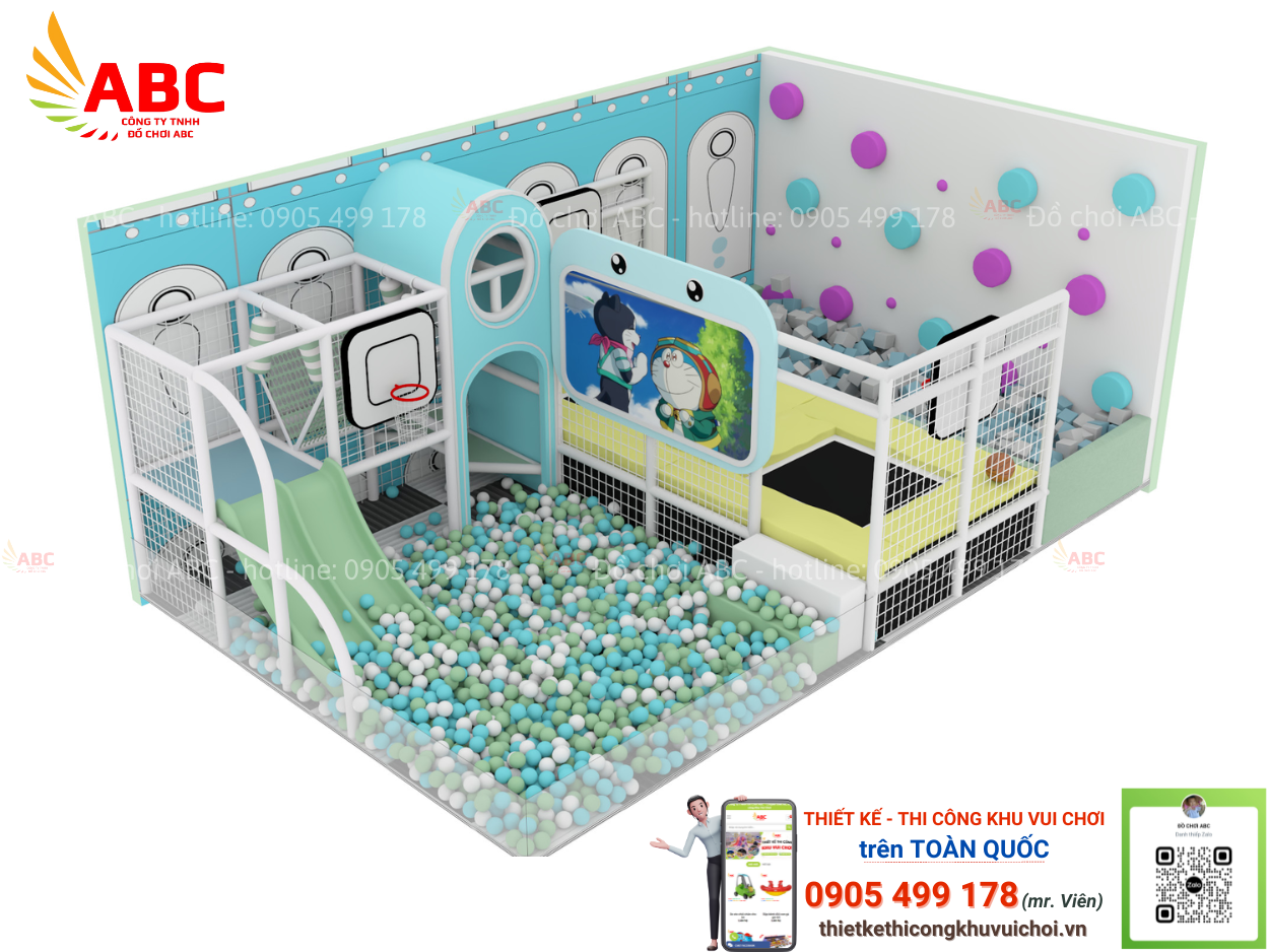 Thiết kế khu vui chơi chủ đề nhân vật nổi tiếng