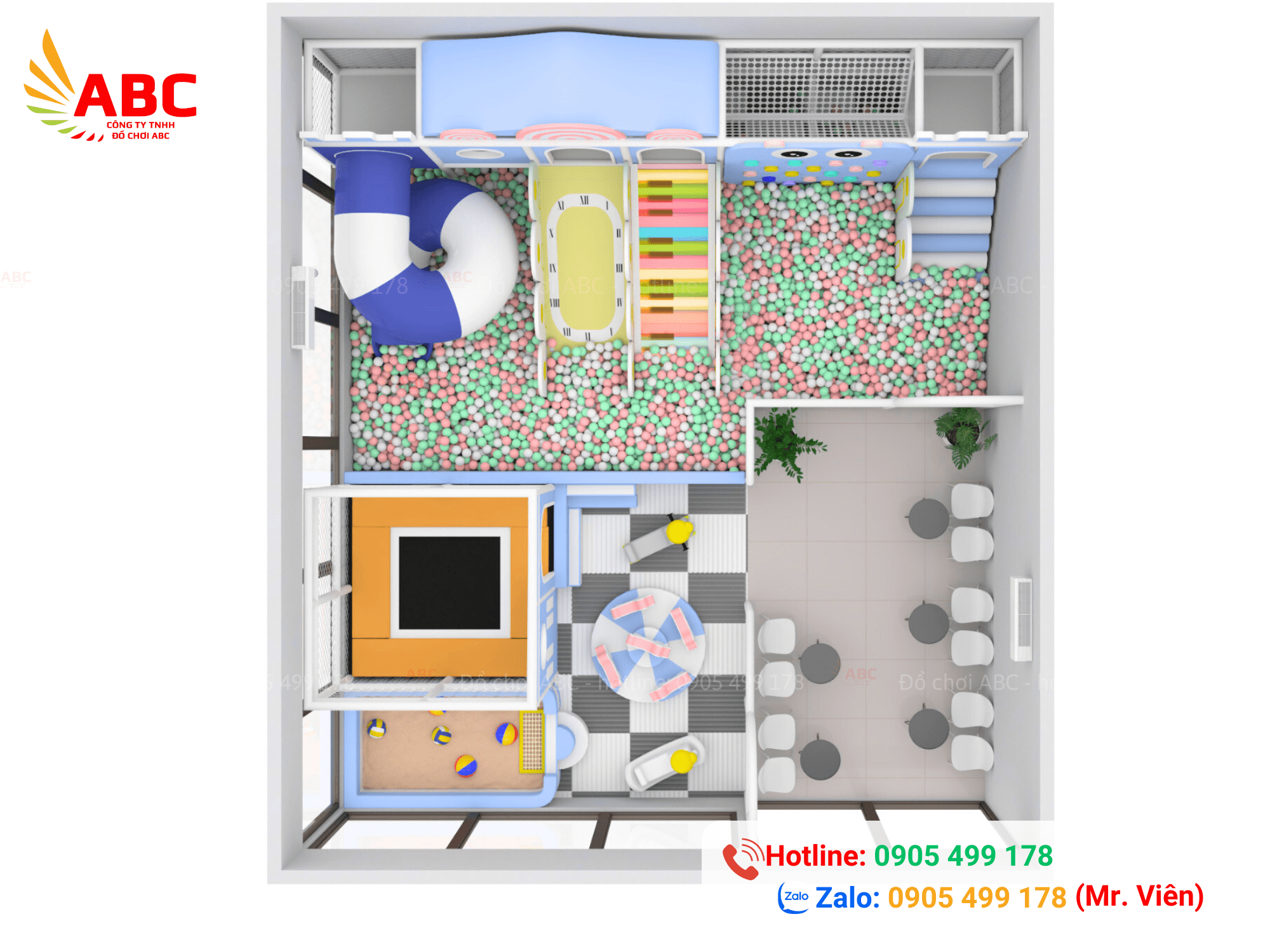 Tổng quan mẫu Nhà Liên Hoàn Mini kích thước 8x9m