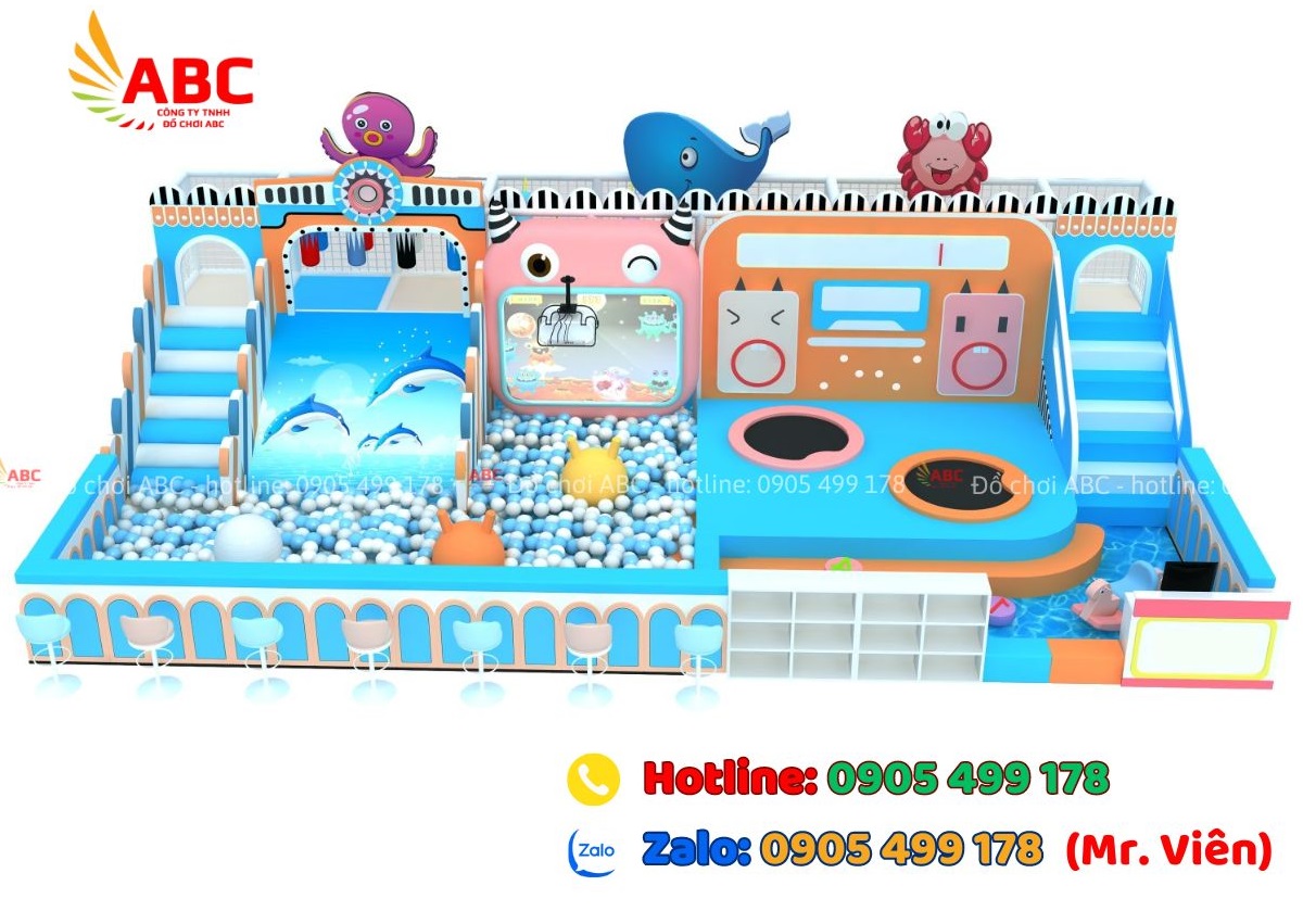 Mô hình khu vui chơi trẻ em - thế giới đại dương