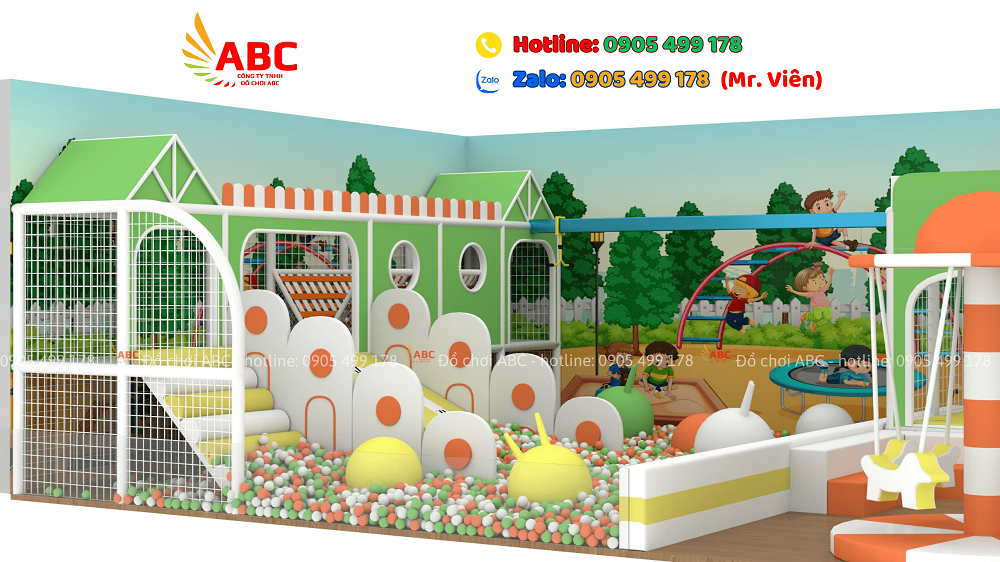 Những hạng mục trò chơi trong khu vui chơi 150m2