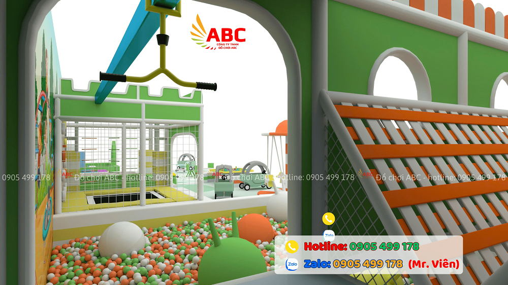 Khu vui chơi được thiết kế khoa học từ khu vận động đến tư duy
