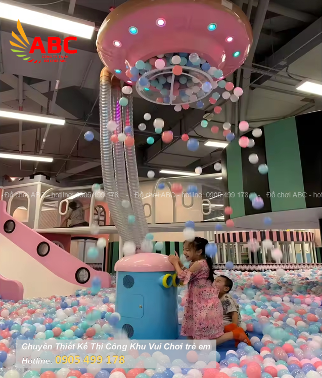 Máy hút đổ bóng – đồ chơi được nhập khẩu trực tiếp từ nhà sản xuất