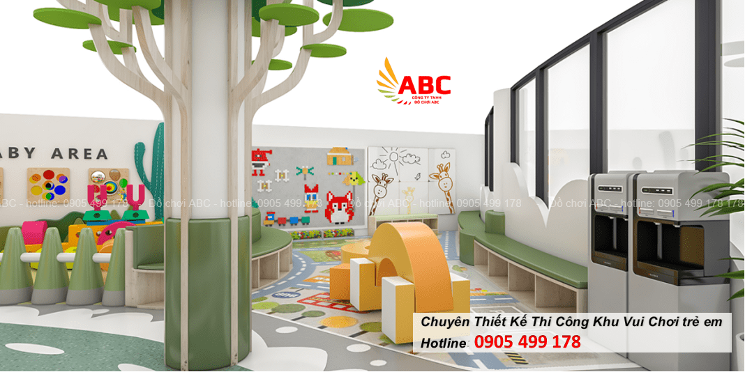 Đặc điểm nổi bật của thiết kế khu vui chơi trường mầm non