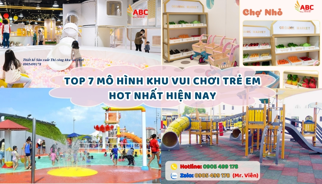 Xu hướng thiết kế khu vui chơi trẻ em hiện nay