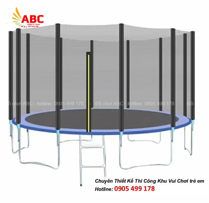 Bạt nhún lò xo Trampoline được thiết kế với tiêu chí an toàn hàng đầu