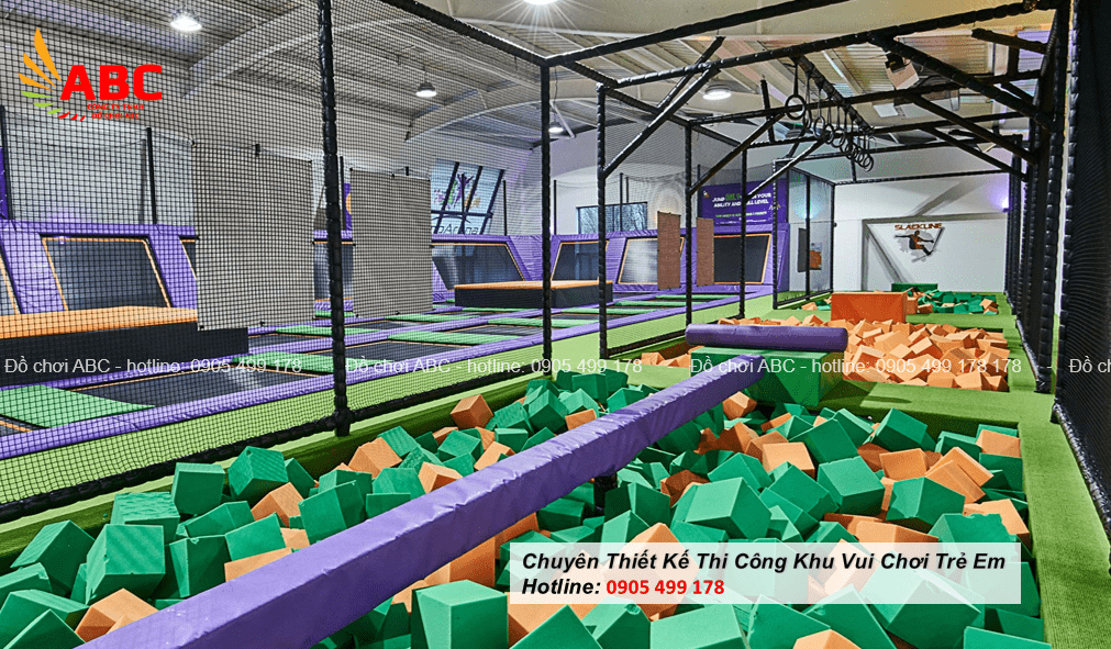 Khu vui chơi bạt nhún lò xo Trampoline là gì?
