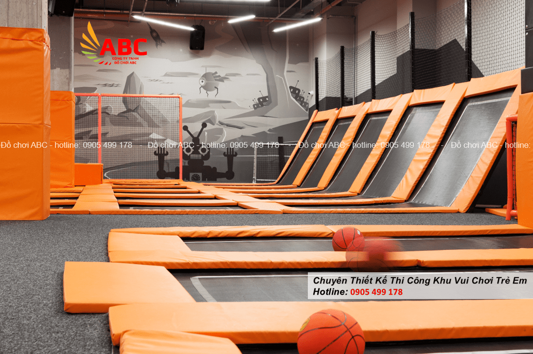 Khu vui chơi bạt nhún lò xo Trampoline là gì?