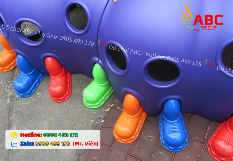 Hầm chui con kiến với hình dáng siêu đáng yêu có nhiều màu sắc nổi bật