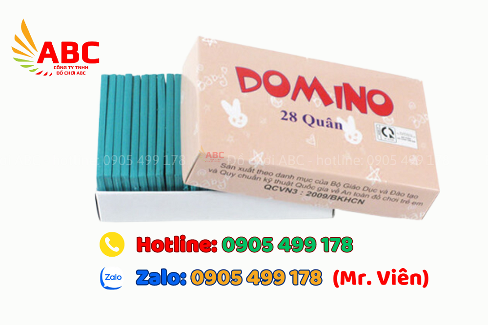 Domino phương tiện giao thông có kích thước 65x35 mm