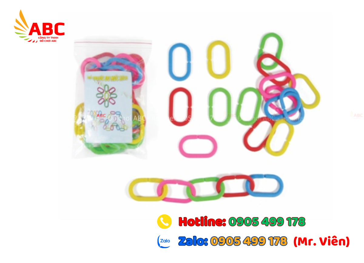 Các vòng tròn không liền gắn được với nhau, đường kính 35mm