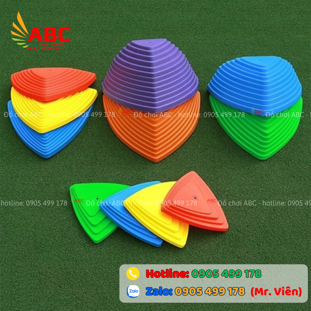 Bộ đi thăng bằng vận động - Thiết bị mầm non