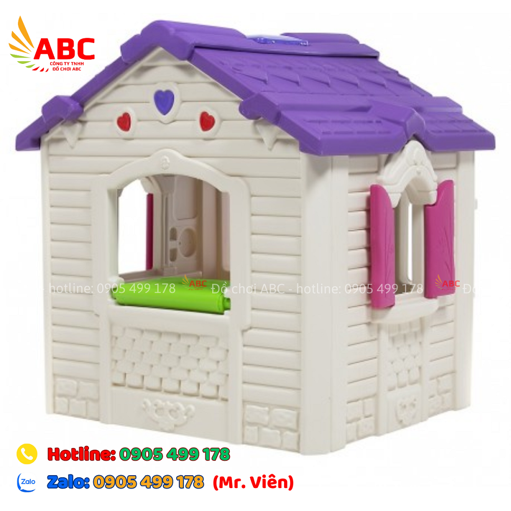 Nhà cổ tích bằng nhựa được sản xuất từ chất liệu nhựa cao cấp