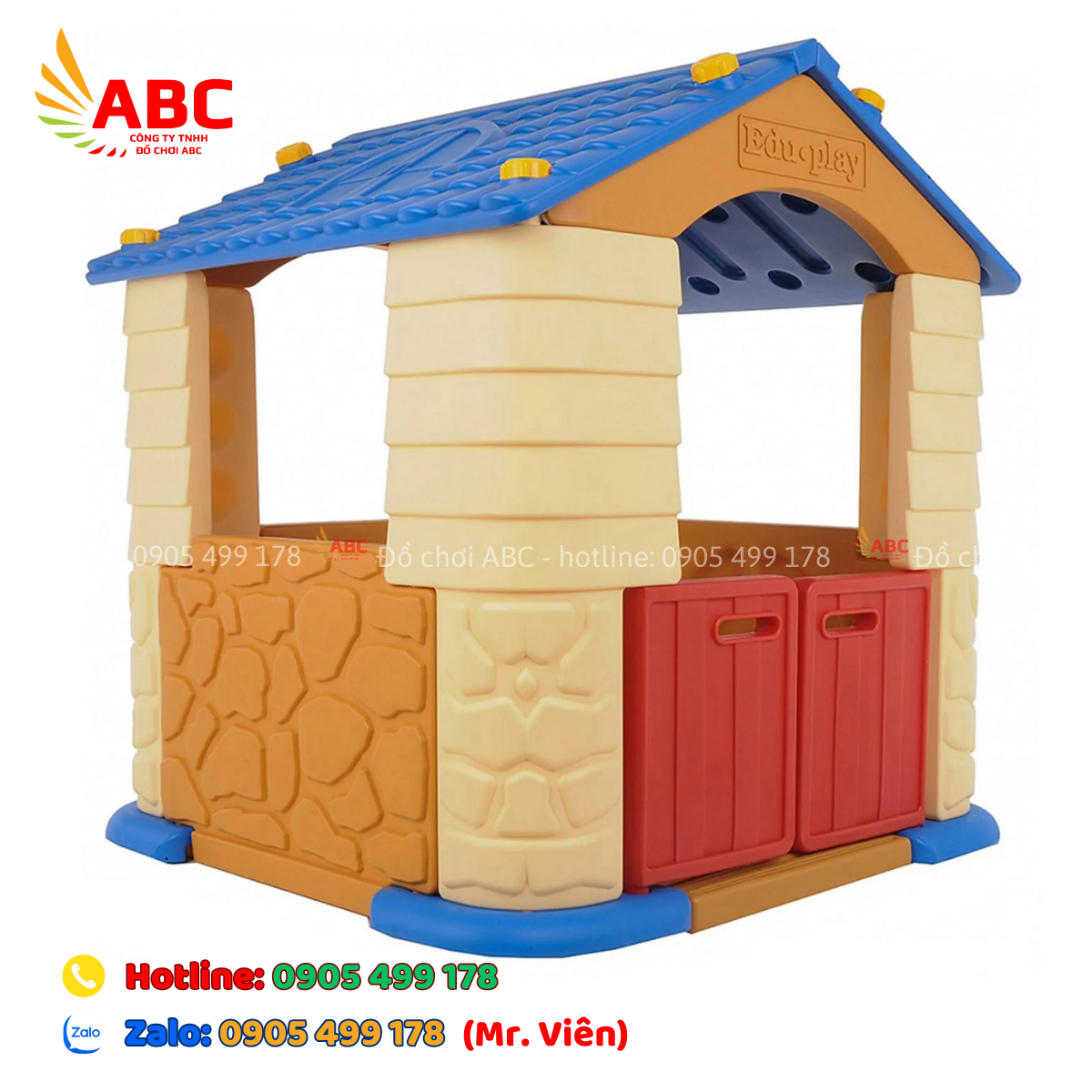 Nhà cổ tích nhựa được làm bằng nhựa HDPE nguyên sinh cao cấp