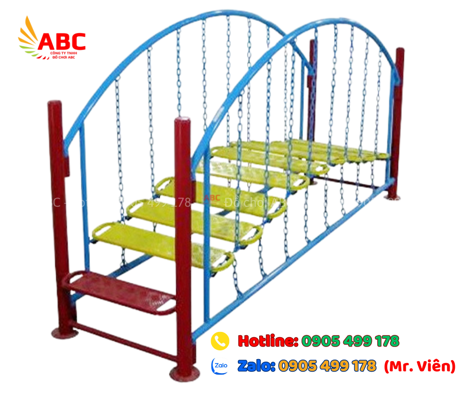 Cầu thăng bằng dao động mầm non cho bé