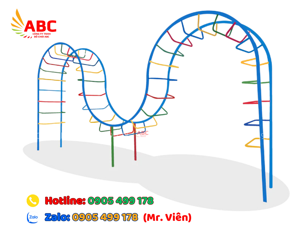 Thang leo trèo cho trẻ em hình chữ M