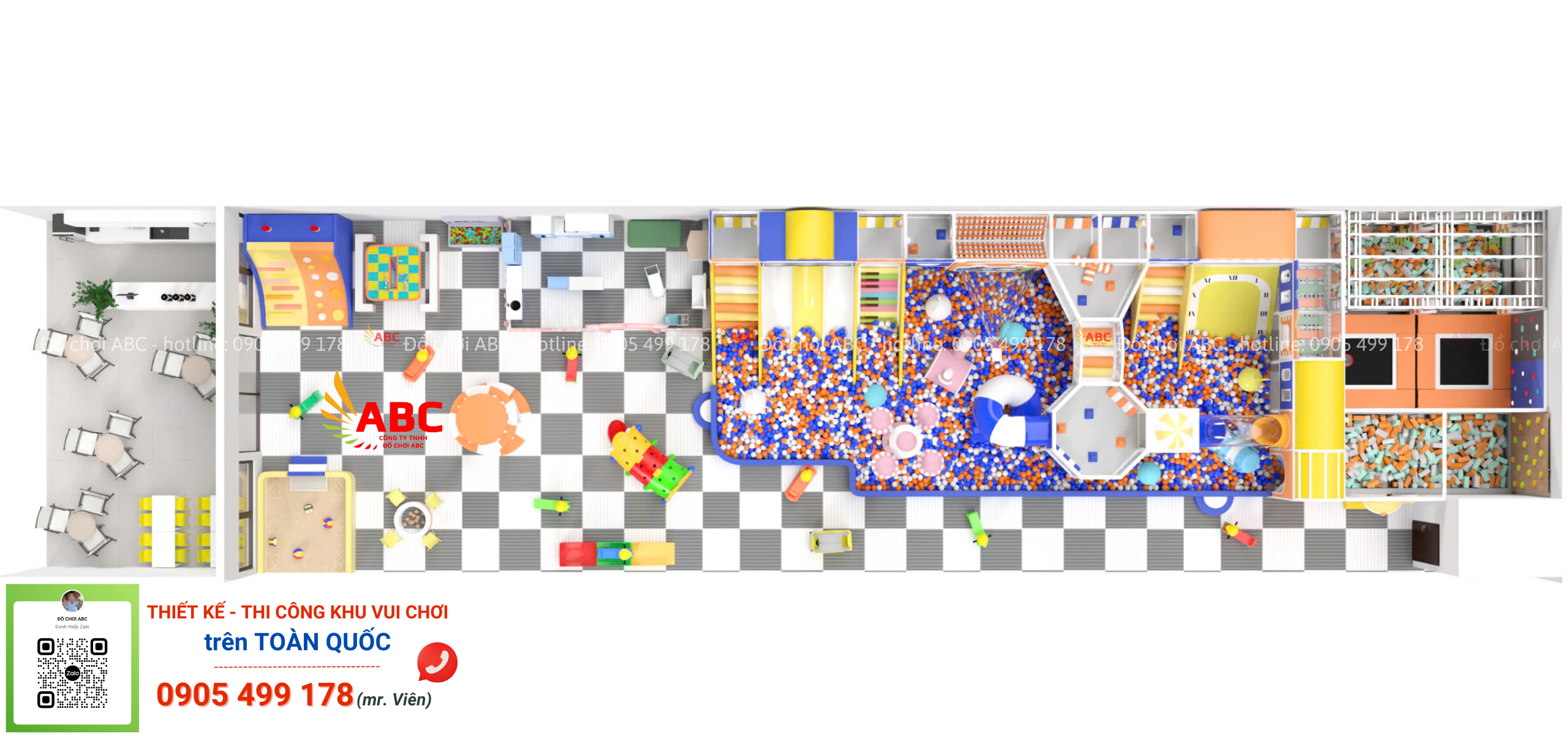 Thiết Kế Lắp Đặt Khu Vui Chơi Trẻ Em Trong Nhà