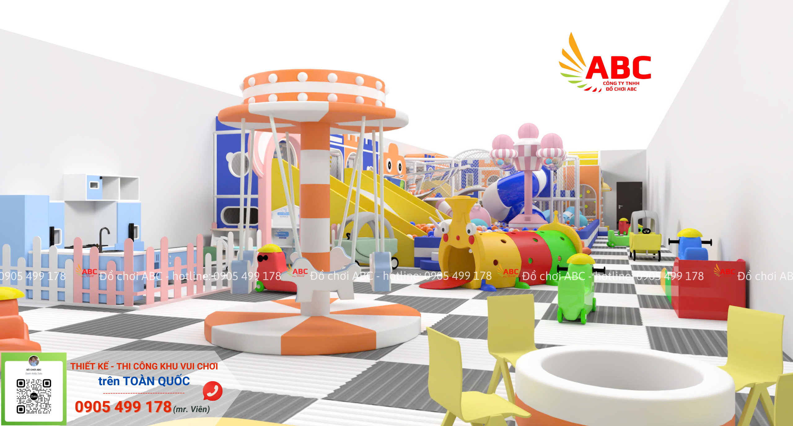 Nhiều trò chơi hấp dẫn khác: hồ câu cá, trượt bấm chuông 2 làn, lego, đu quay,..