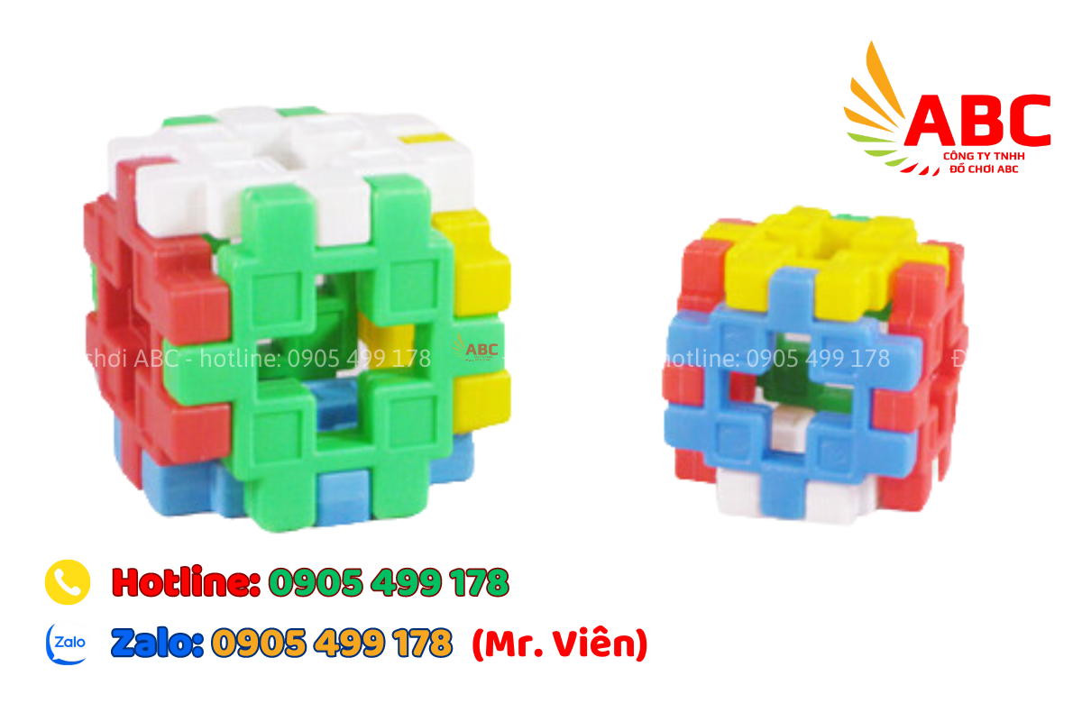 Bộ lắp ghép 55 chi tiết – Thiết bị mầm non