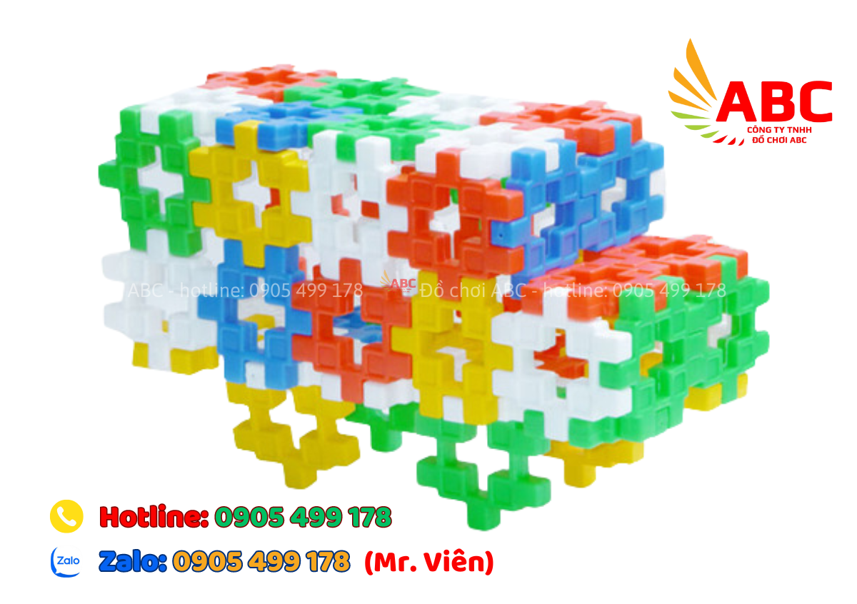 Sản phẩm có đa dạng màu sắc rực rỡ giúp bé phát triển khả năng nhận biết màu sắc