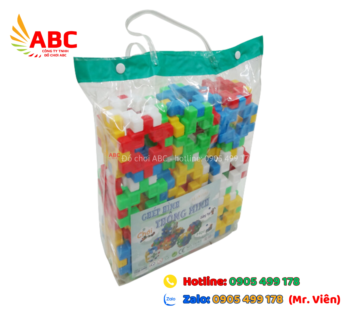 Sản phẩm được làm từ nhựa cao cấp an toàn với thiết kế linh hoạt cho trẻ sáng tạo ra nhiều mô hình khác nhau