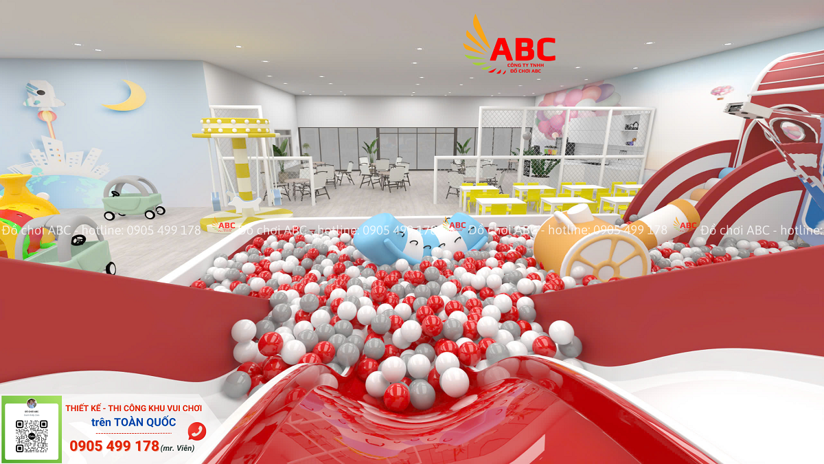 Phân bố các khu vực trò chơi hợp lý đảm bảo tạo điều kiện cho các bé tham gia vui chơi theo sở thích