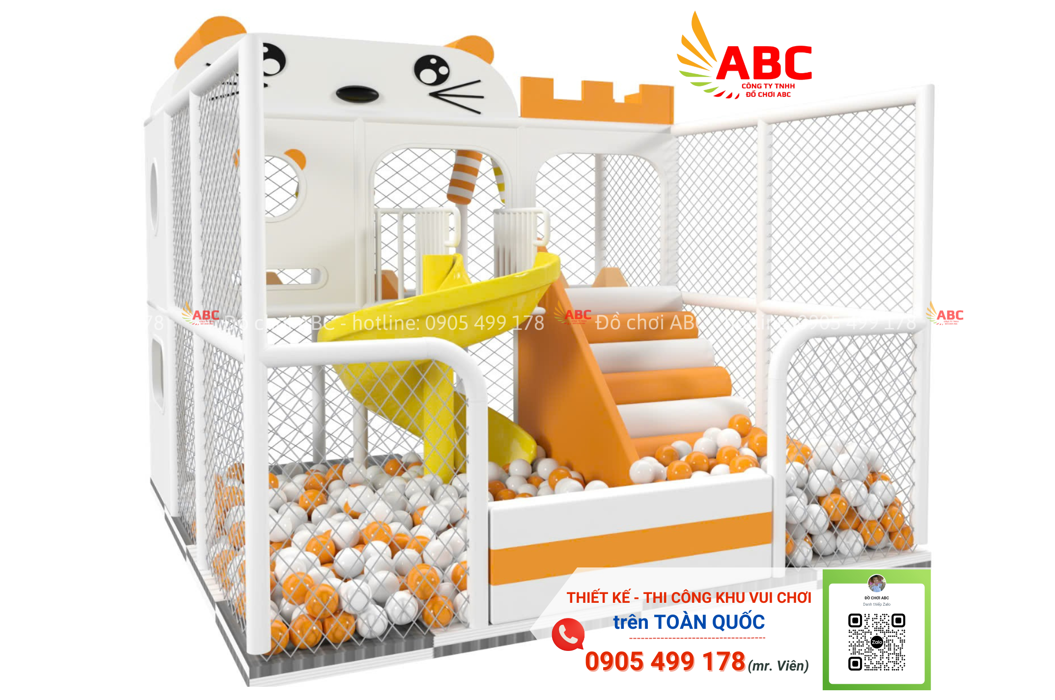 Thiết bị trò chơi trong khu vui chơi mini