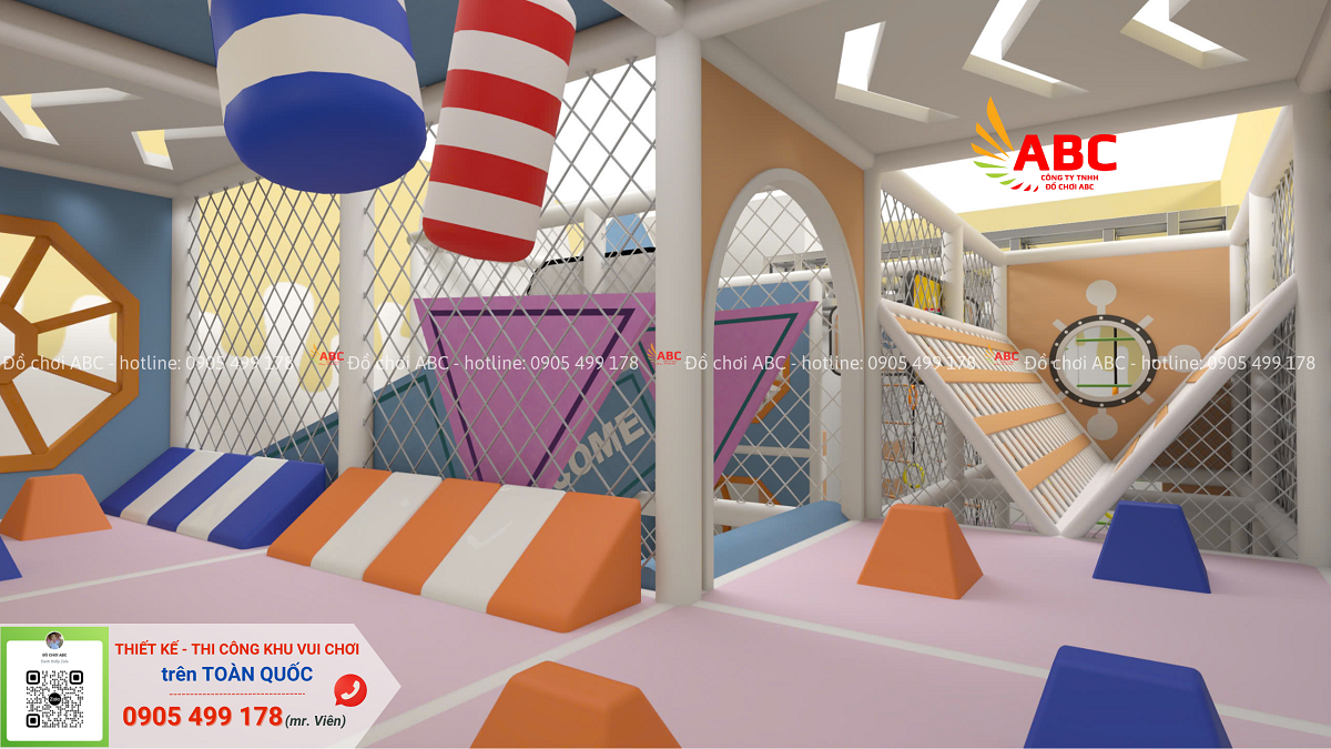 Những hạng mục trò chơi khu vui chơi pastel