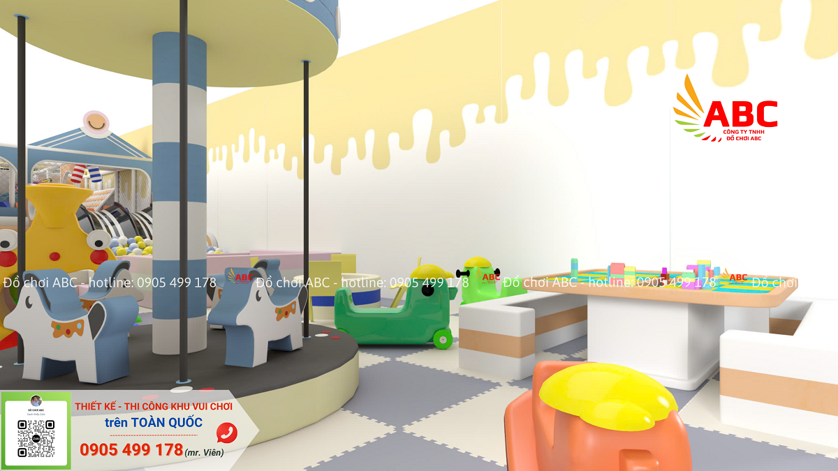 Các trò chơi rời khác: đu quay, lắp ráp lego, hồ hạt sứ, xe chòi chân,..